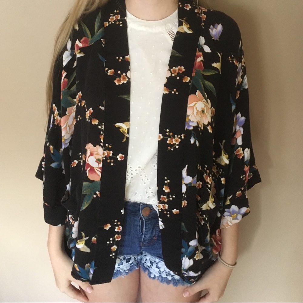 Floral kimono